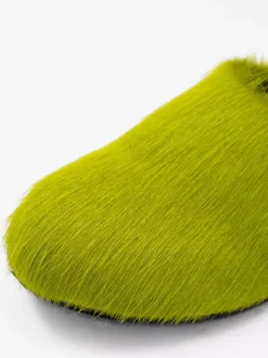 Women Winter Slippers Faux Fur Hair Round Toe slides