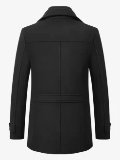 Woolen Coat for Men Long Sleeve Warm Coat Winter Wear
