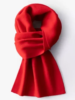100% Wool Scarf For Men Plaid Scarf Neck Warmer