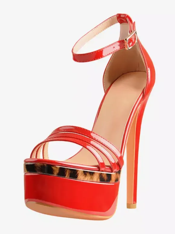 Wpmen's Sexy Sandals Platform Strappy High Heel Sandal Shoes