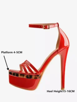 Wpmen's Sexy Sandals Platform Strappy High Heel Sandal Shoes